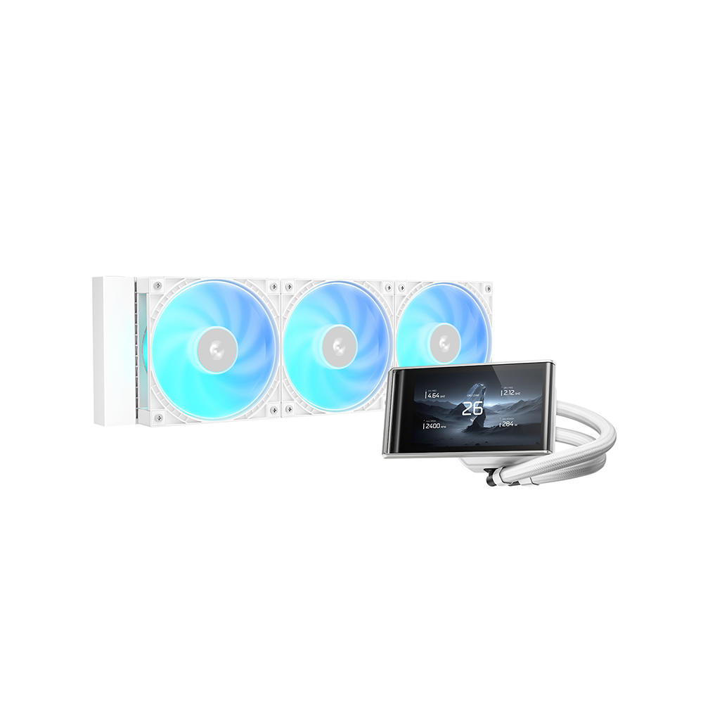 Aio Liquid Cooler - WH 360mm AIO Liquid Cooler White