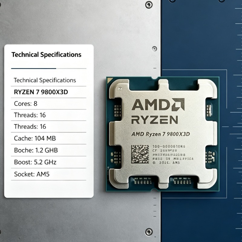Gaming Processor R7 9800X3D X3 - đánh giá và giá Cpu Fan