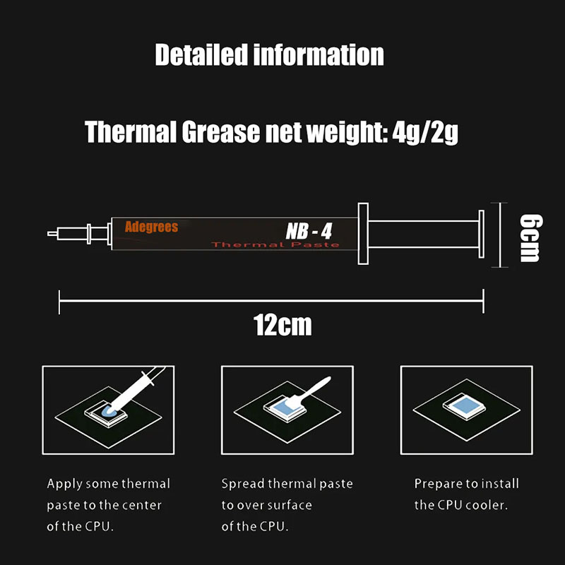 Thermal Paste 18W/mk Thermal C - đánh giá và giá Thermal Paste