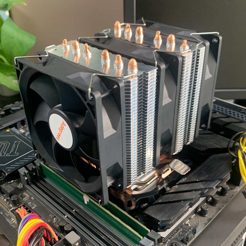 6 Heat Pipe CPU Air Cooler 4Pi - đánh giá và giá Cpu Heatsink